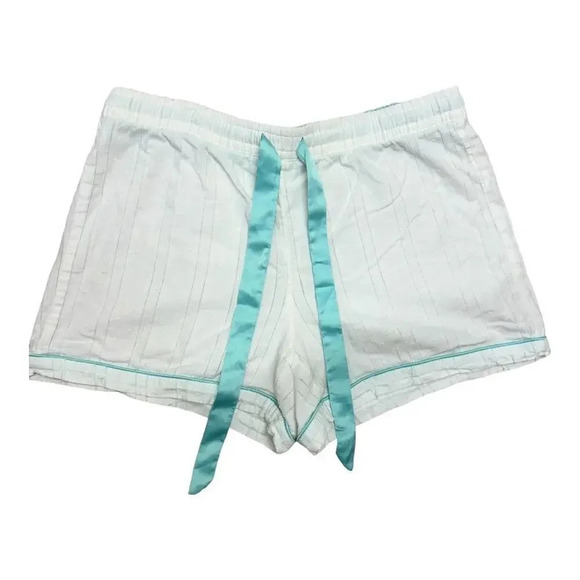 Paris Blues White Pajama Set with Blue Trim-Size Small - Picture 7 of 11